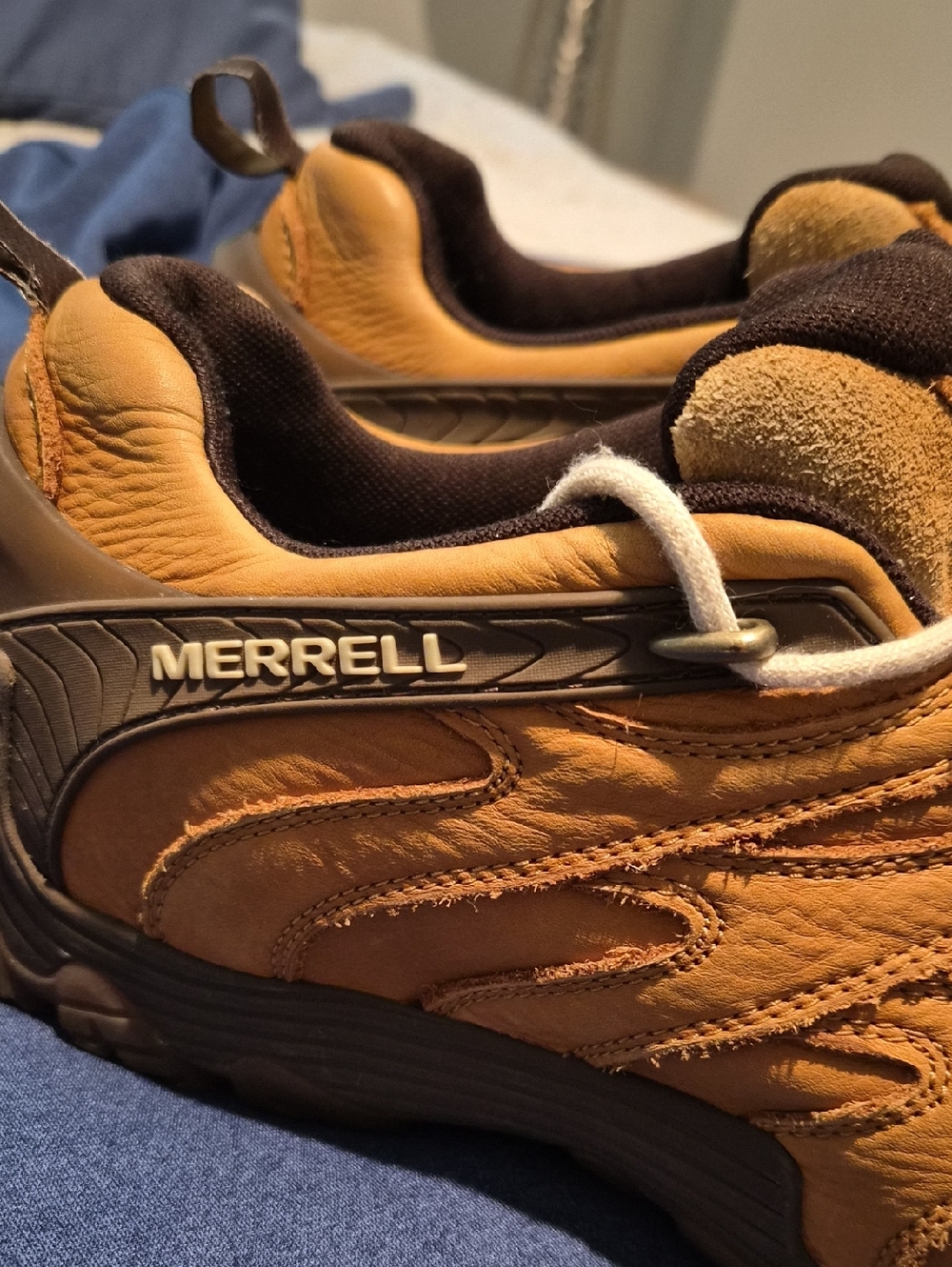 Merrell Tan and Dark Brown Leather Trail Shoes